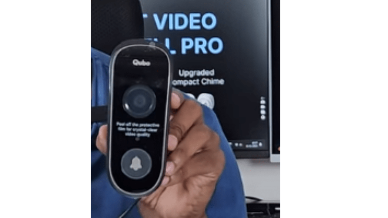 Qubo Smart WiFi Video Doorbell Pro 2K