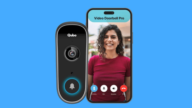 Qubo Smart WiFi Video Doorbell Pro 2K